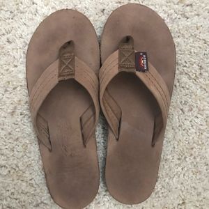 Like New! Single Layer Rainbow Sandals!